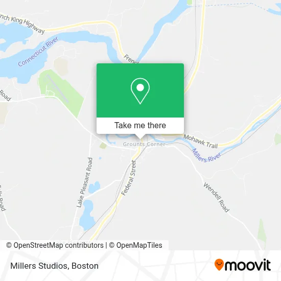 Millers Studios map