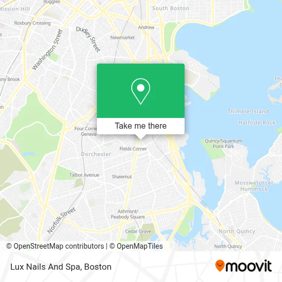 Lux Nails And Spa map
