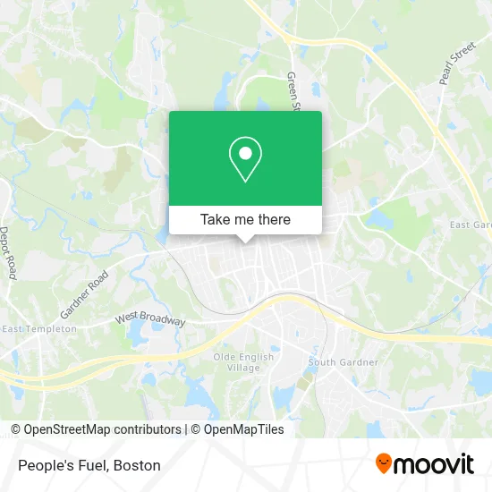 People's Fuel map