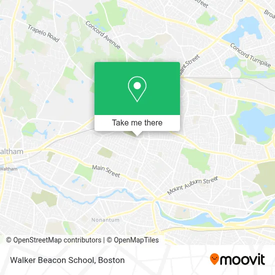 Walker Beacon School map