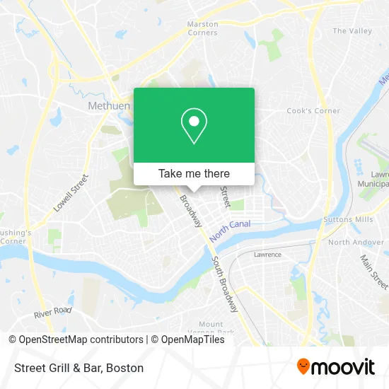 Street Grill & Bar map