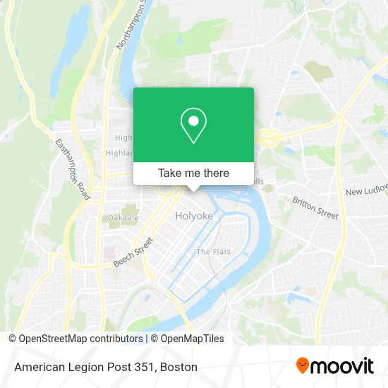 American Legion Post 351 map