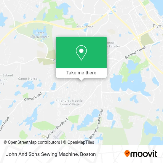 John And Sons Sewing Machine map