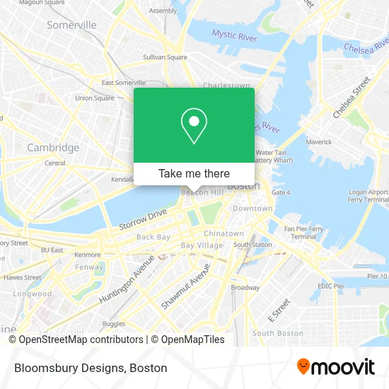 Bloomsbury Designs map