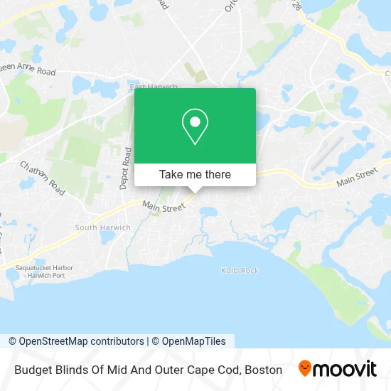 Budget Blinds Of Mid And Outer Cape Cod map