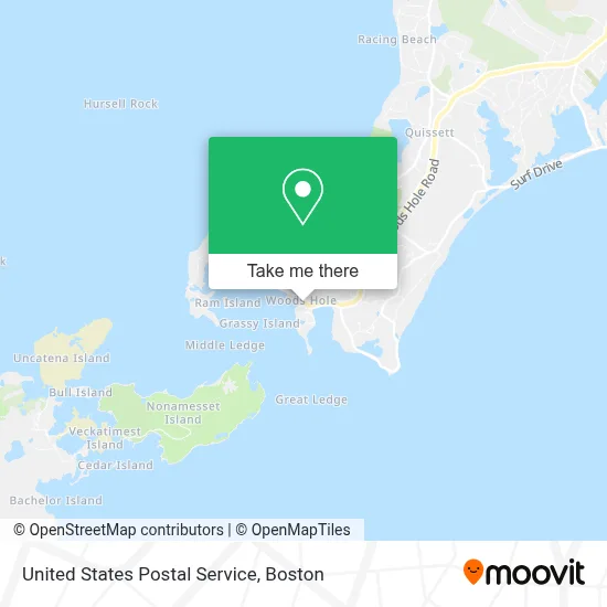 United States Postal Service map