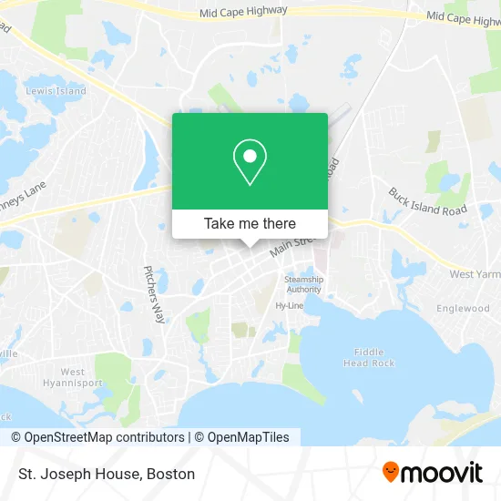 St. Joseph House map
