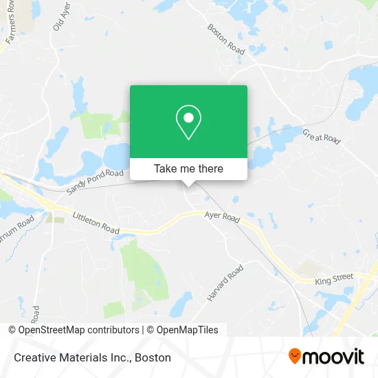 Creative Materials Inc. map