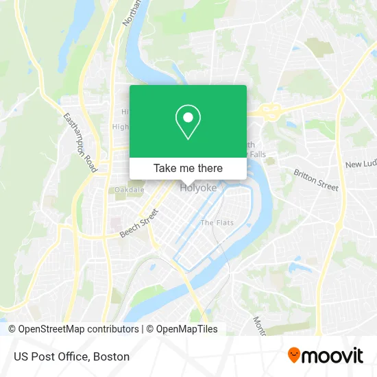 Us Post Office map