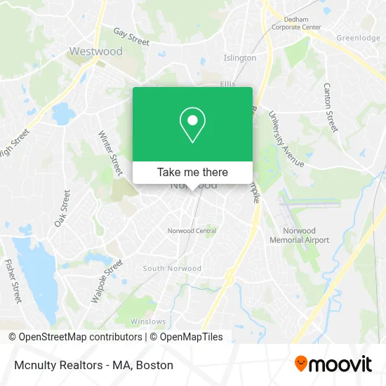 Mcnulty Realtors - MA map