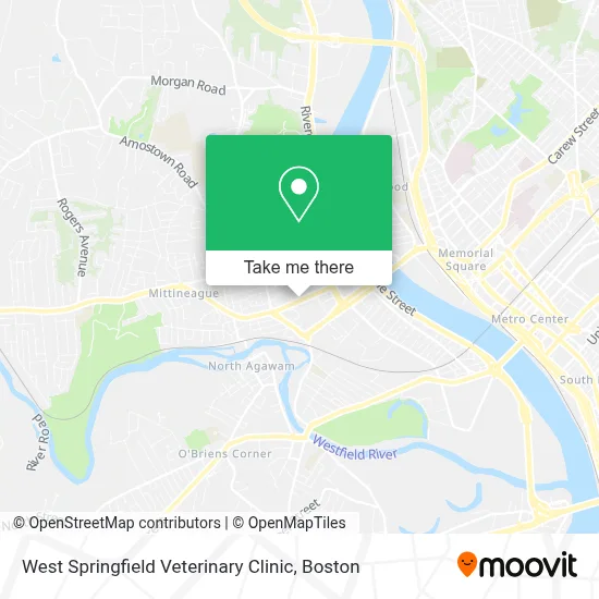 West Springfield Veterinary Clinic map