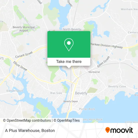 A Plus Warehouse map