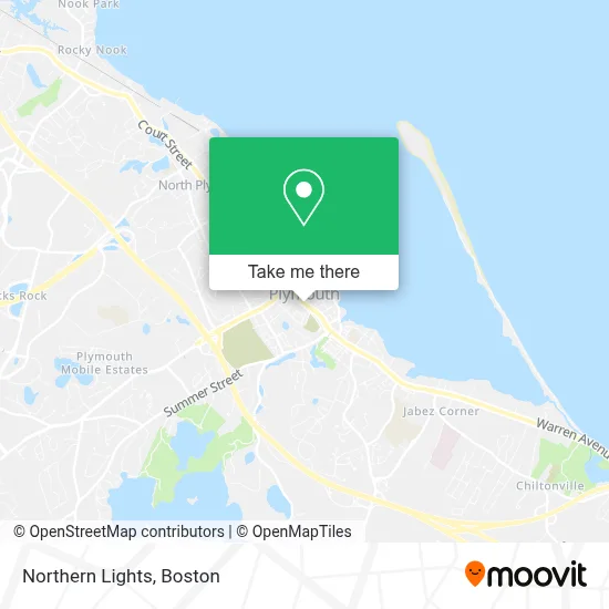 Northern Lights map
