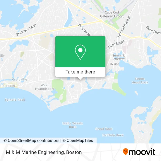 M & M Marine Engineering map