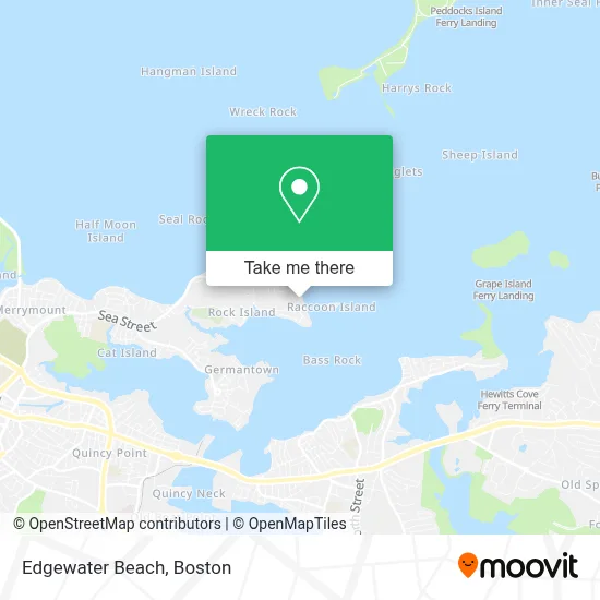 Edgewater Beach map