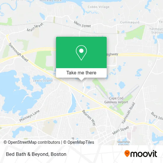 Bed Bath & Beyond map