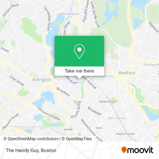 The Handy Guy map