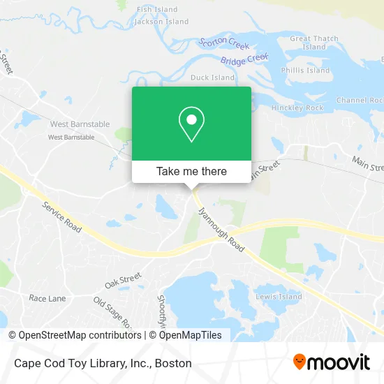 Cape Cod Toy Library, Inc. map