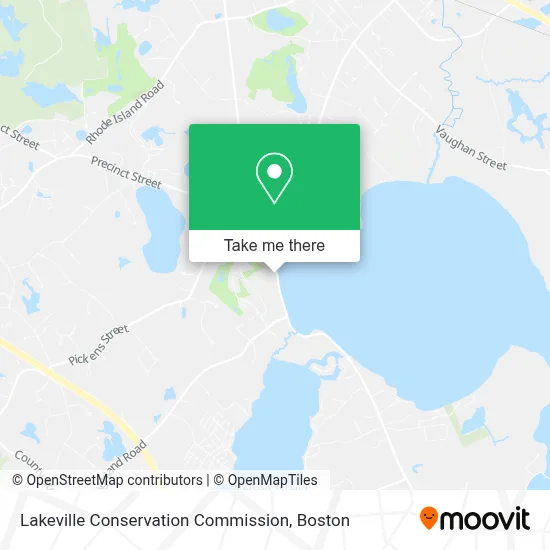 Lakeville Conservation Commission map