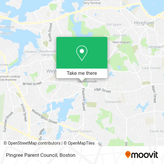 Pingree Parent Council map