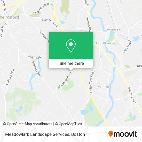 Meadowlark Landscape Services map