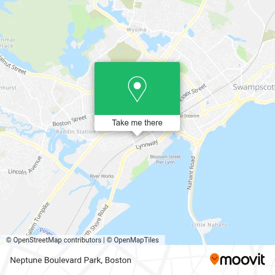 Neptune Boulevard Park map
