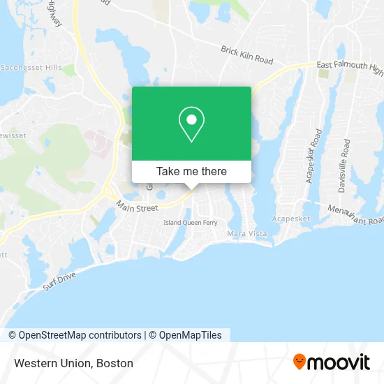 Western Union map