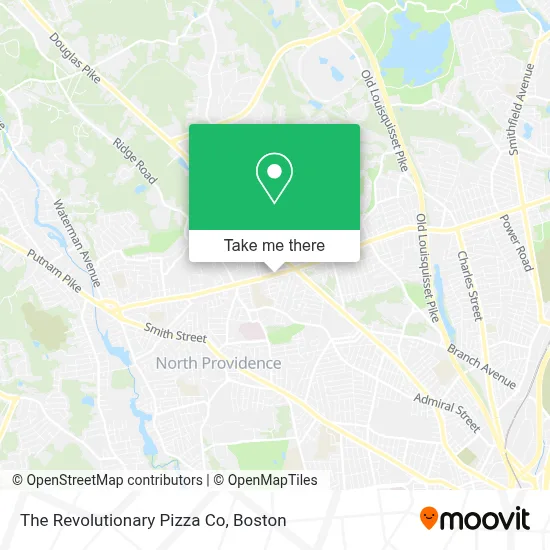 The Revolutionary Pizza Co map