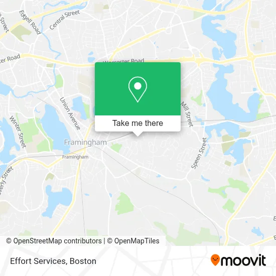 Effort Services map
