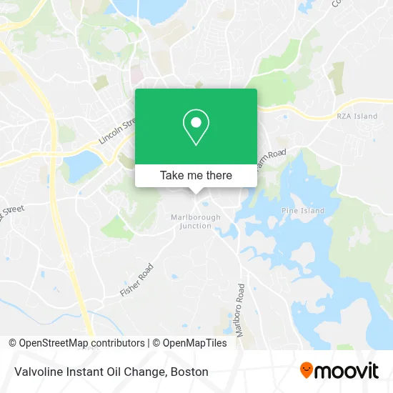 Valvoline Instant Oil Change map