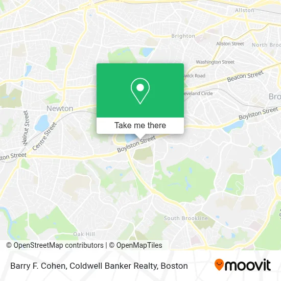 Barry F. Cohen, Coldwell Banker Realty map