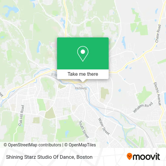 Shining Starz Studio Of Dance map
