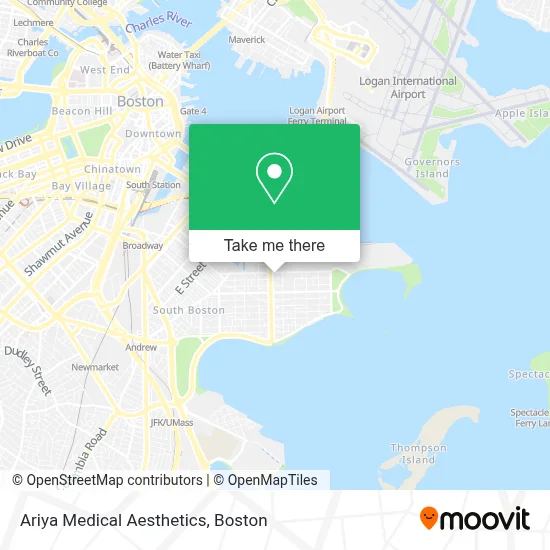 Ariya Medical Aesthetics map