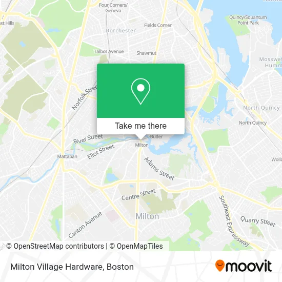 Milton Village Hardware map
