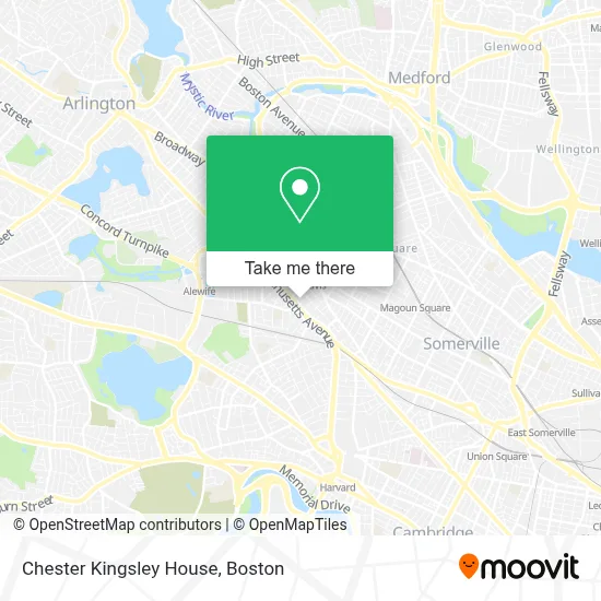 Chester Kingsley House map