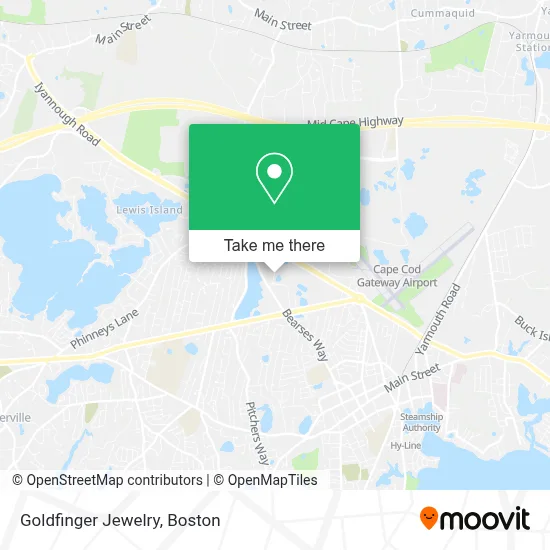 Goldfinger Jewelry map