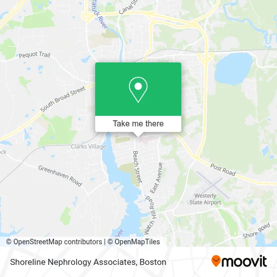 Shoreline Nephrology Associates map