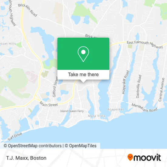 T.J. Maxx map