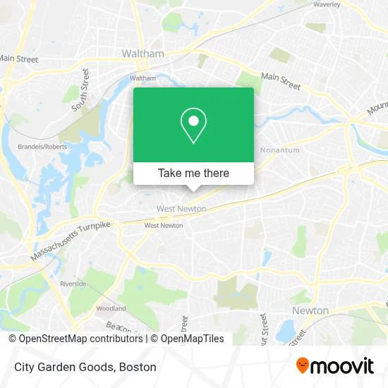 City Garden Goods map