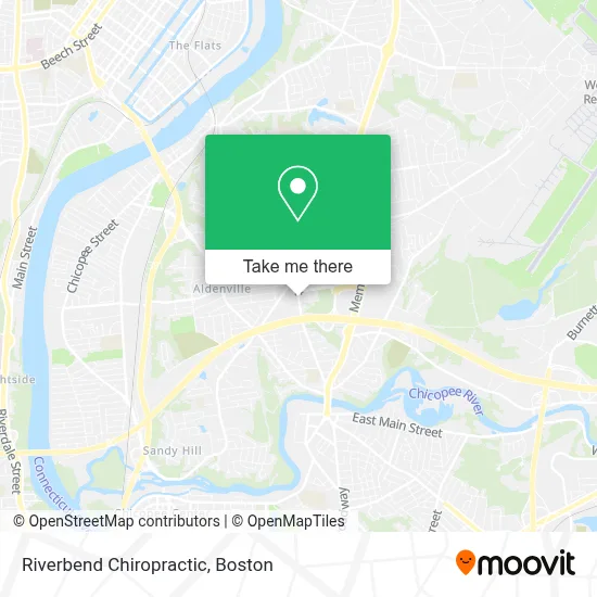 Riverbend Chiropractic map