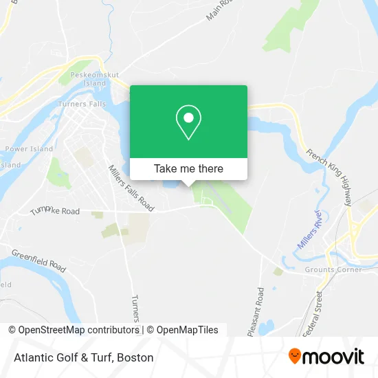 Atlantic Golf & Turf map