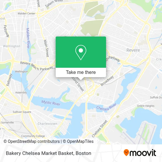 Bakery Chelsea  Market Basket map