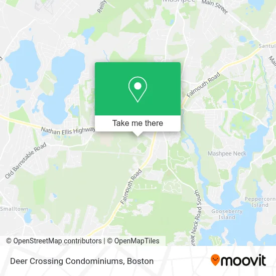 Deer Crossing Condominiums map