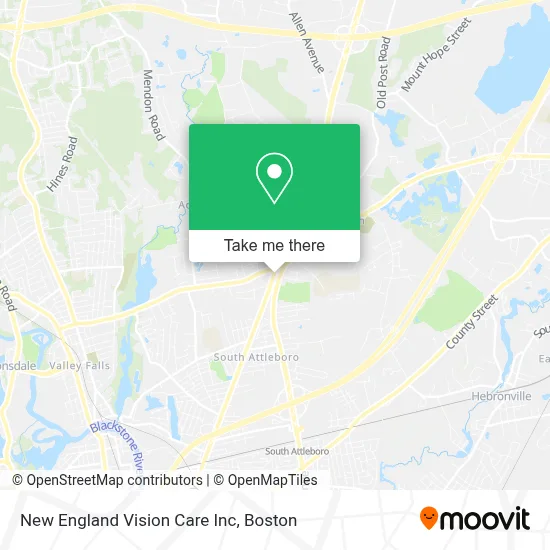 New England Vision Care Inc map