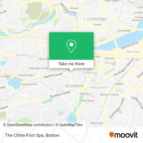 The China Foot Spa map