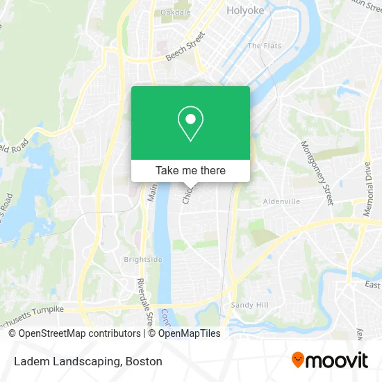 Ladem  Landscaping map