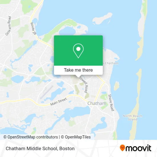 Chatham Middle School map