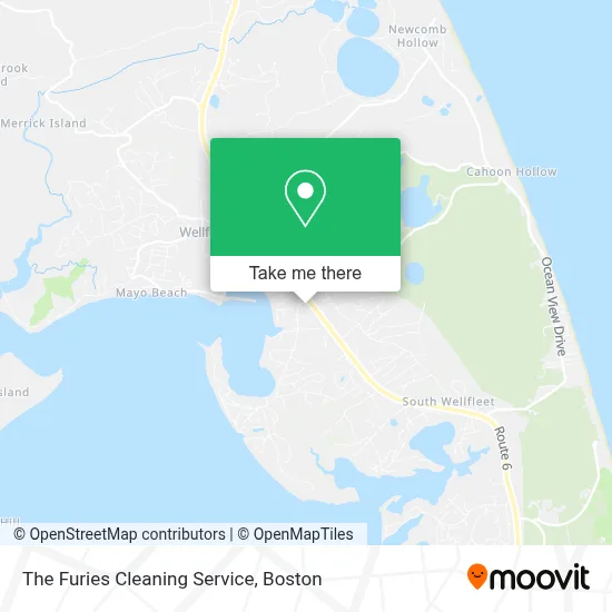 The Furies Cleaning Service map