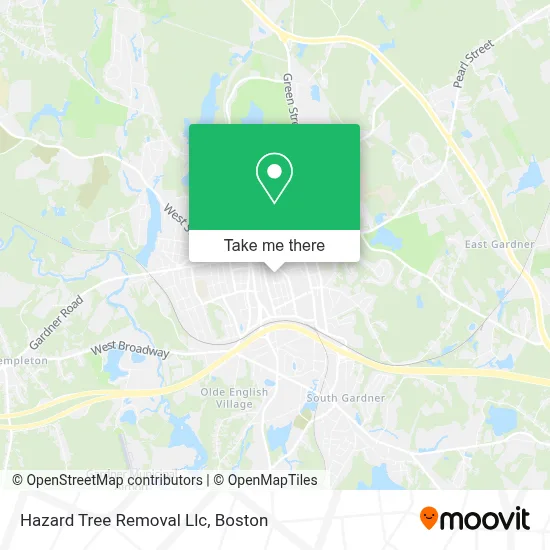 Hazard Tree Removal Llc map