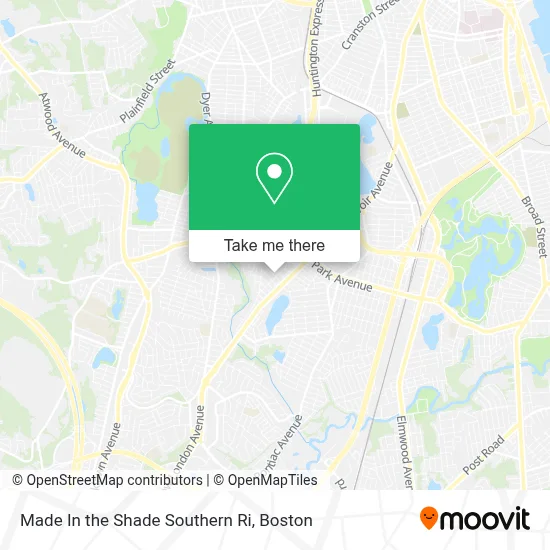 Made In the Shade Southern Ri map